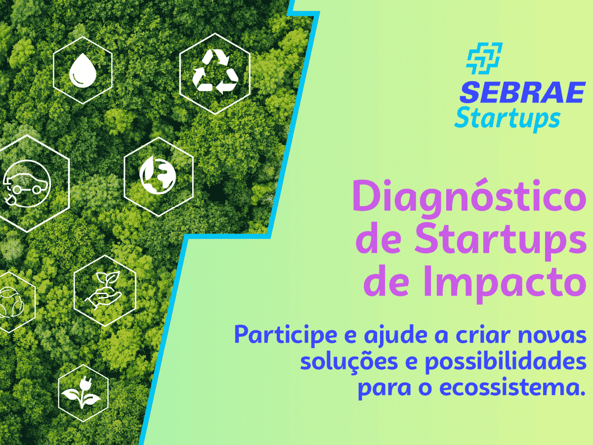 Sebrae Startups lança diagnóstico para impulsionar Startups de Impacto Socioambiental no Brasil